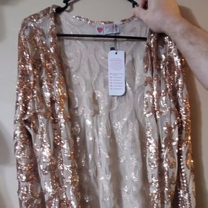 Southern Fried Chics duster rose gold